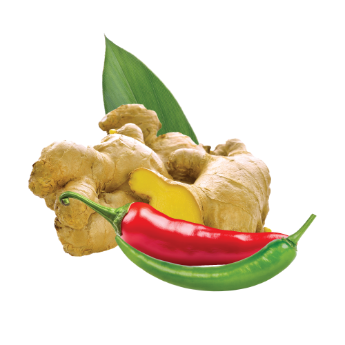 Chillies, Ginger