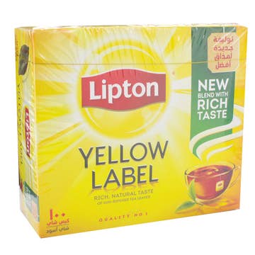 Lipton Yellow Label Tea Bags 200g - Available at Alosra Online Supermarket