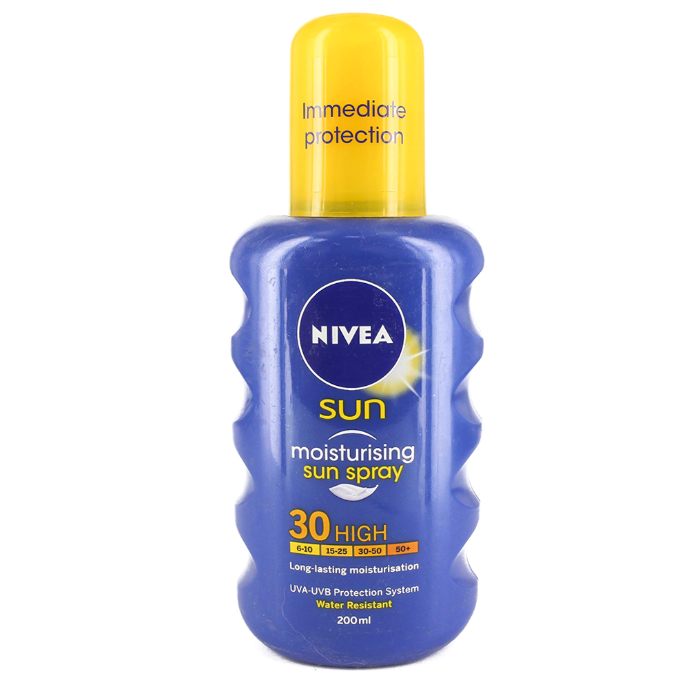 Nivea Sun Moisturising Sun Spray SPF 30 200ml - Available at Alosra Online Supermarket
