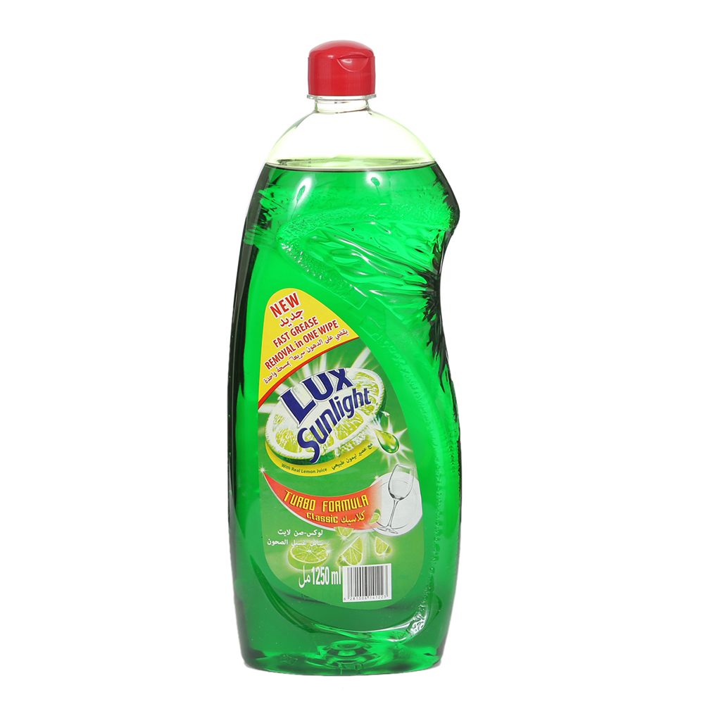 Lux Sunlight Liquid Dishwashing Soap Regular 1.25L - Available at Alosra Online Supermarket
