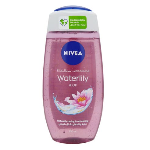 Nivea Waterlily & Oil Body Wash 250ml - Available at Alosra Online Supermarket