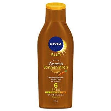 Nivea Carotin Sun Lotion SPF 6 200ml - Available at Alosra Online Supermarket