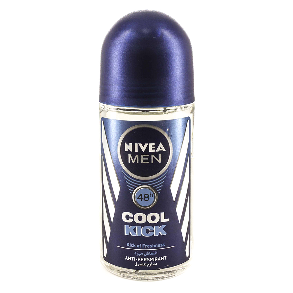 Nivea Men Cool Kick Deodorant Roll On 50ml - Available at Alosra Online Supermarket