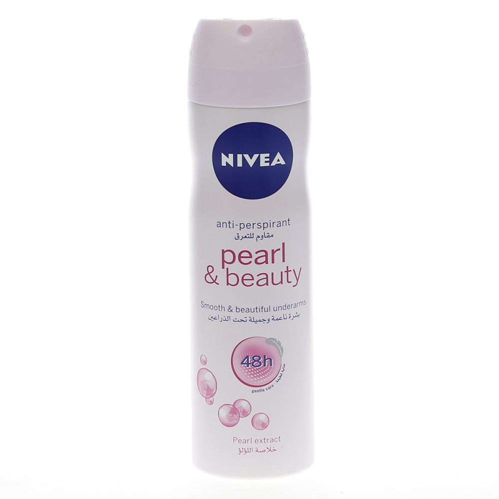 Nivea Anti-Perspirant Pearl & Beauty Deodorant 150ml - Available at Alosra Online Supermarket