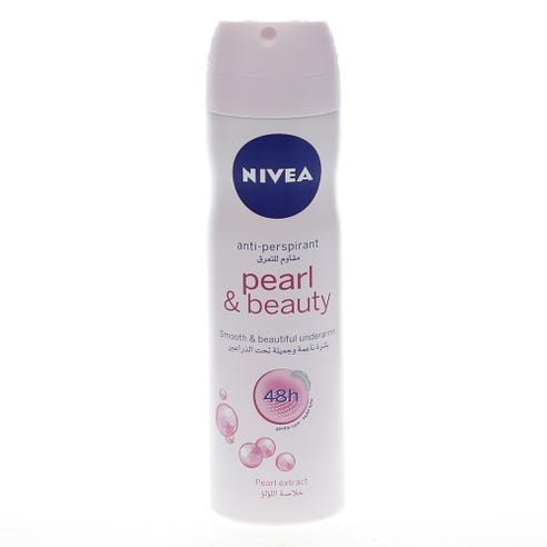 Nivea Anti-Perspirant Pearl & Beauty Deodorant 150ml - Available at Alosra Online Supermarket
