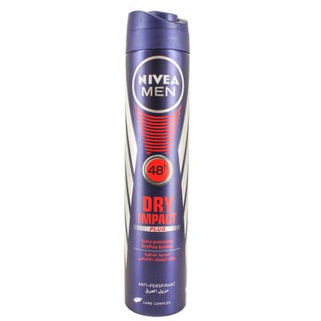 Nivea Men Dry Impact Plus Anti-Perspirant Spray 200ml - Available at Alosra Online Supermarket