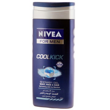 Nivea Men Cool Kick Shower Gel 250ml - Available at Alosra Online Supermarket