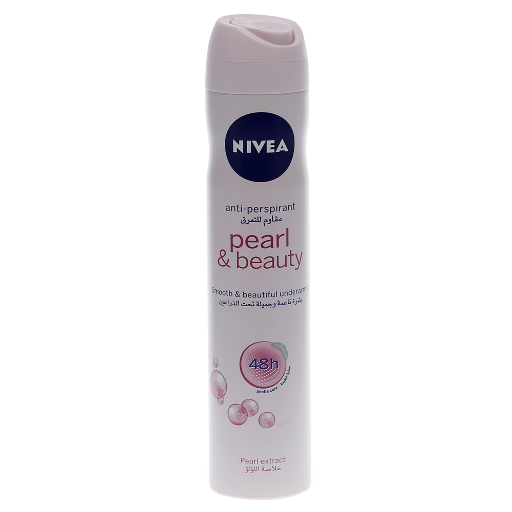 Nivea Pearl & Beauty Dry Deodorant Spray 200ml - Available at Alosra Online Supermarket