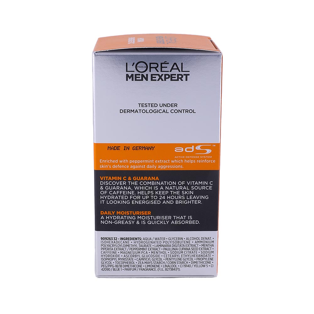 L'Oreal Men Expert Hydra Energetic Moisturiser back image