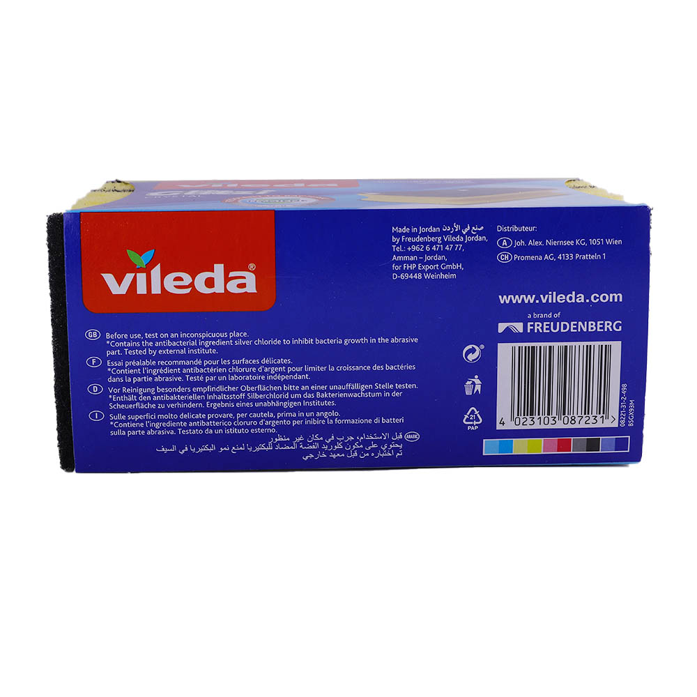 Vileda Glitzi Crystal Scourer 9s [6+3 Free] back image