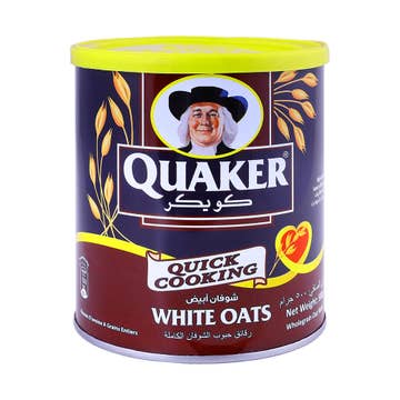 Quaker Quick Cooking White Oats 500g - Available at Alosra Online Supermarket