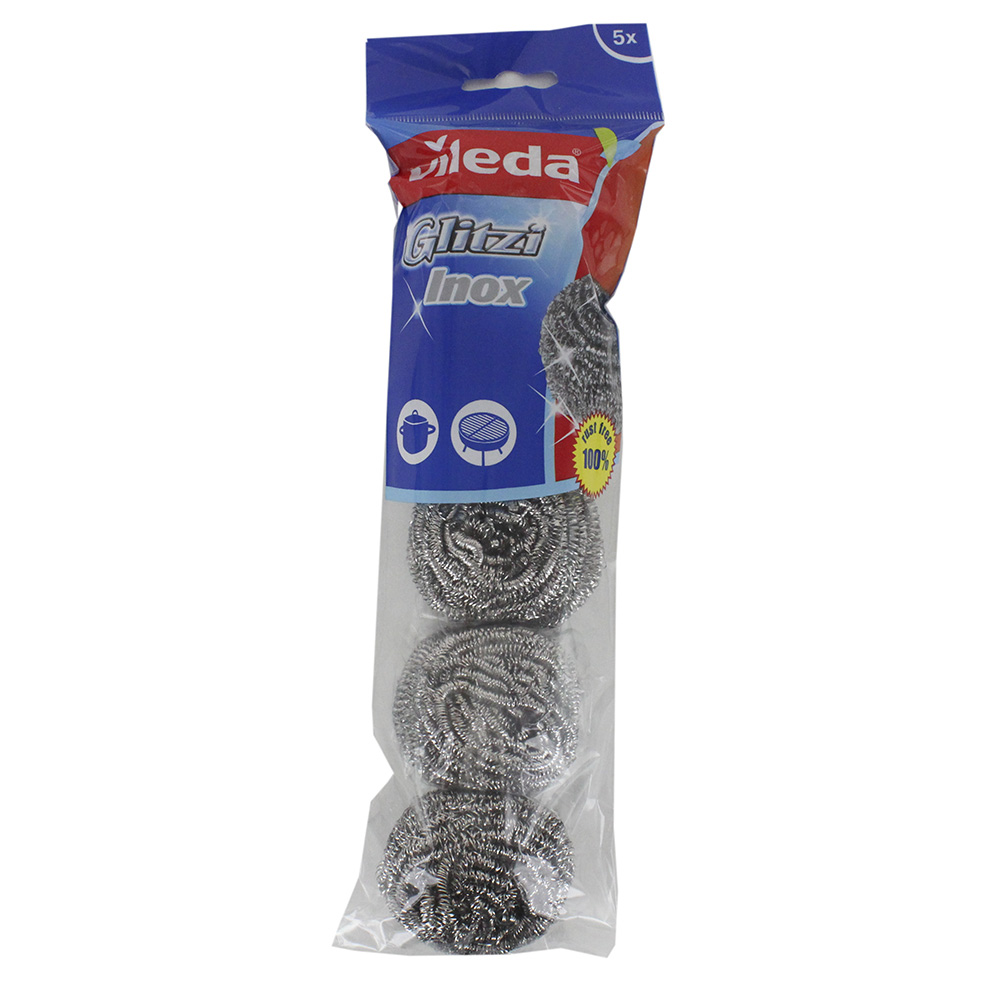 Alosraonline | Vileda Inox Spiral Scourer 5 Pack