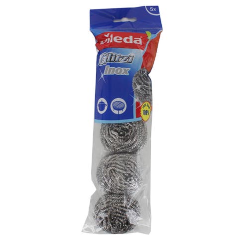 Vileda Inox Spiral Scourer 5 Pack - Available at Alosra Online Supermarket