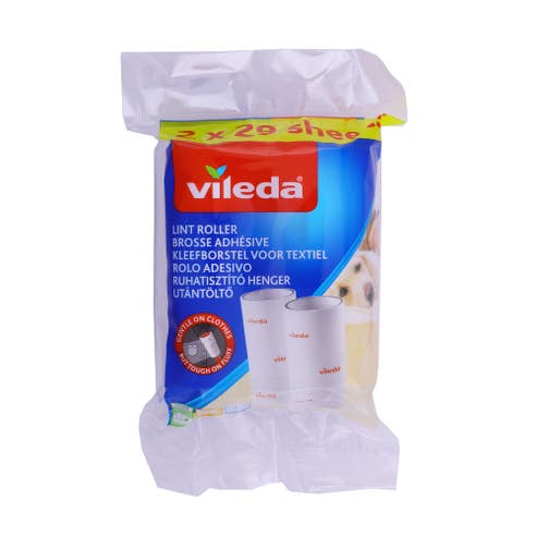 Vileda Lint Roller Refill 2x29 Sheets - Available at Alosra Online Supermarket