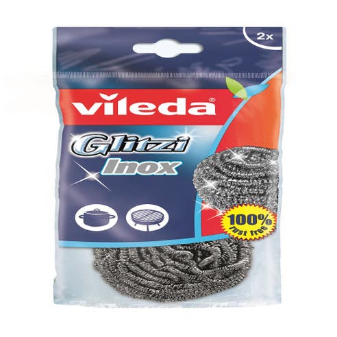 Vileda Inox Spiral Scourer 2 Pack - Available at Alosra Online Supermarket