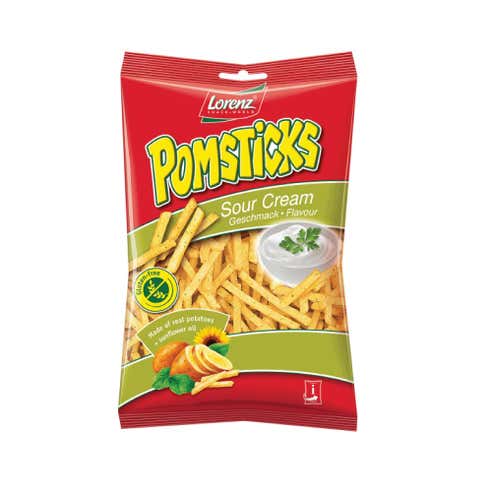 Lorenz Pomsticks Sour Cream Crisp 85g - Available at Alosra Online Supermarket