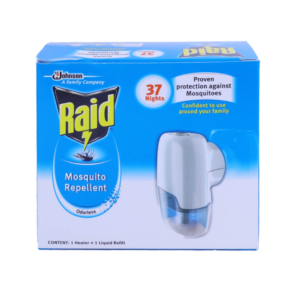 Raid 37 Nights Odorless Mosquito Repellent Unit