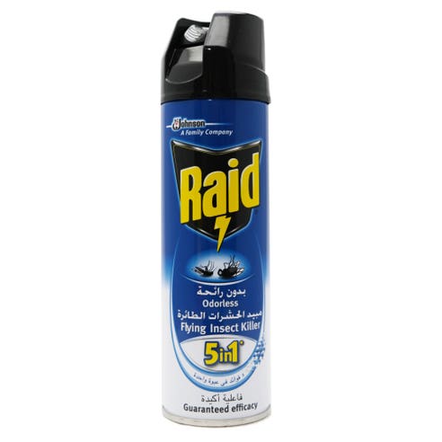 Raid Flying Insect Killer Odorless Spray 300ml - Available at Alosra Online Supermarket