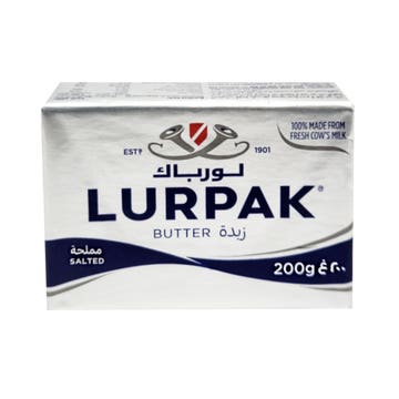Lurpak Salted Butter 200g - Available at Alosra Online Supermarket