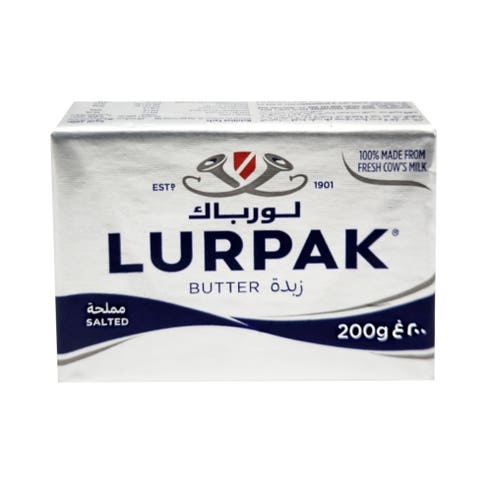 Lurpak Salted Butter 200g - Available at Alosra Online Supermarket