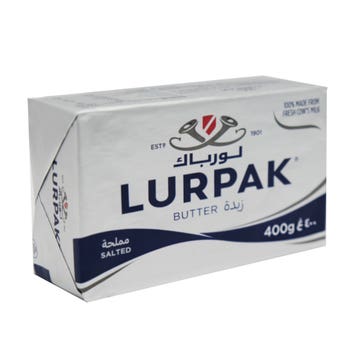 Lurpak Salted Butter 400g - Available at Alosra Online Supermarket