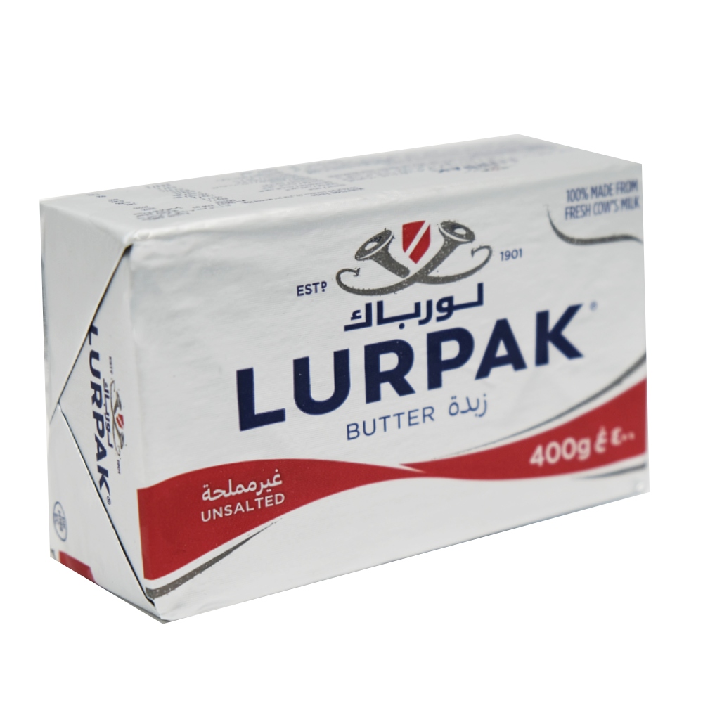 Lurpak Unsalted Butter 400g - Available at Alosra Online Supermarket