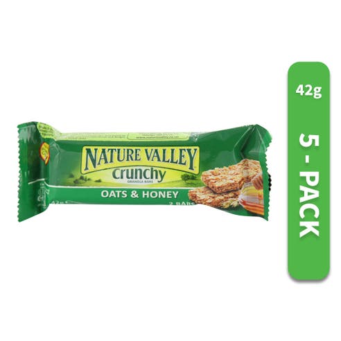 Nature Valley Crunchy Oats & Honey Granola Bars 5x42g 