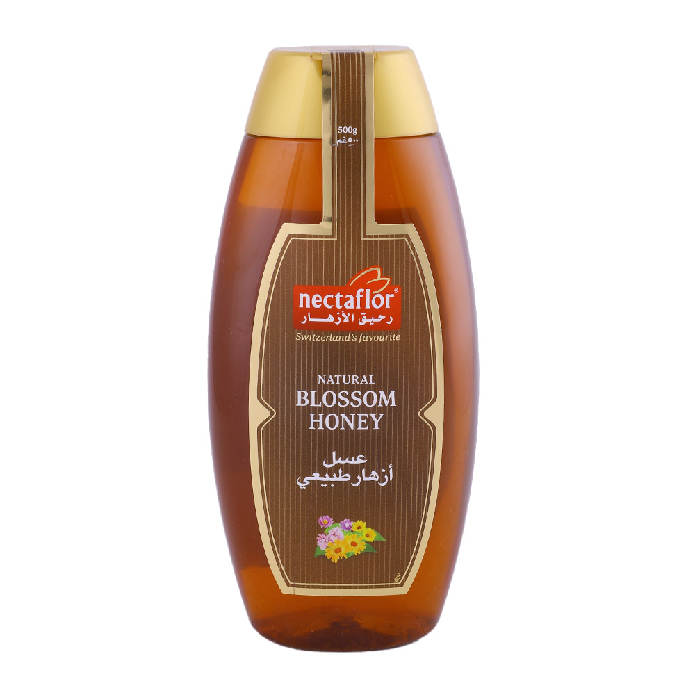 Nectaflor Blossom Bee Honey Squeezy Bottle 500g - Available at Alosra Online Supermarket