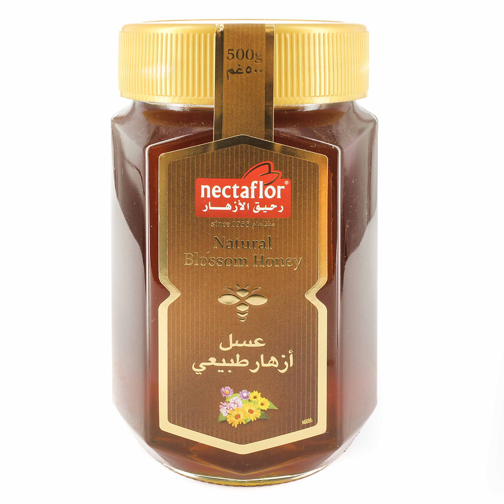 Nectaflor Blossom Honey Jar 500g - Available at Alosra Online Supermarket