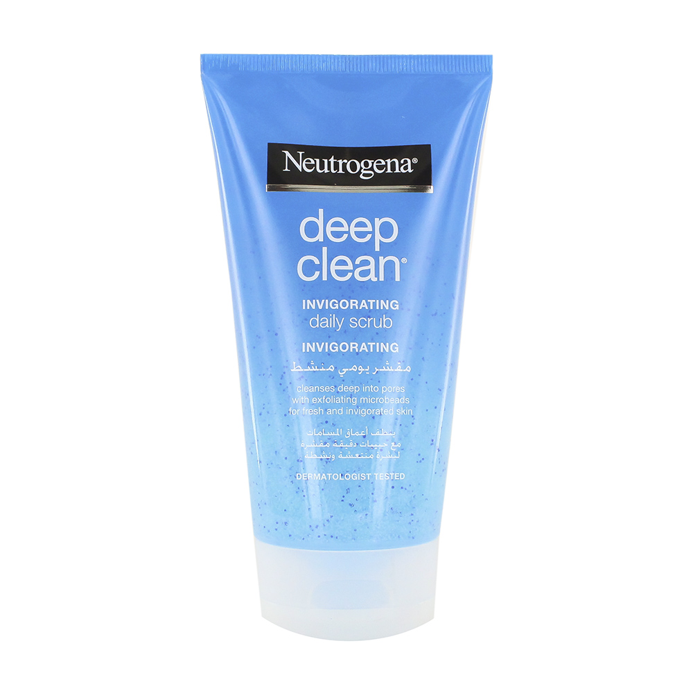 Neutrogena Deep Clean Invigorating Facial Scrub 150ml - Available at Alosra Online Supermarket