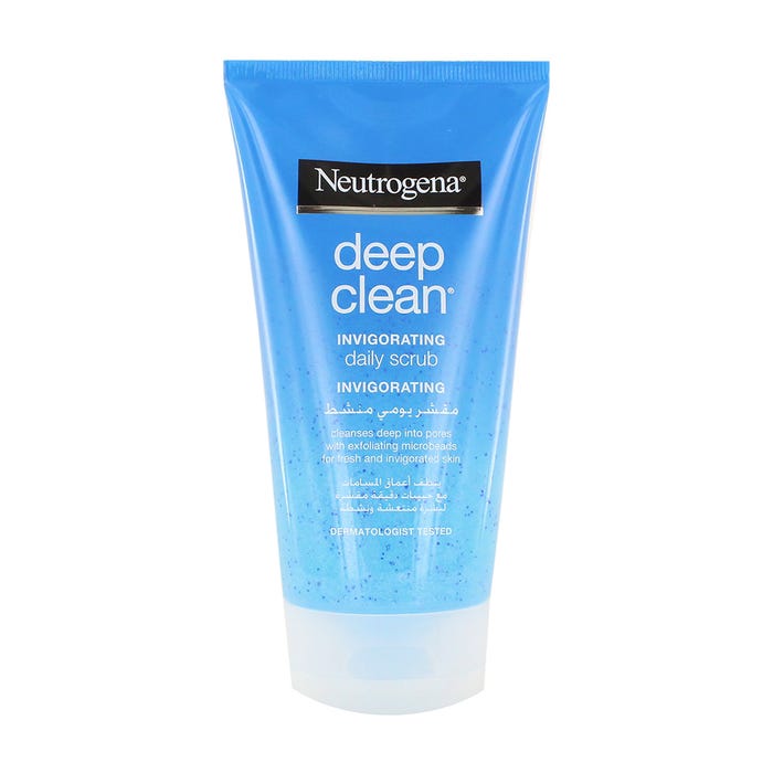 Neutrogena Deep Clean Invigorating Facial Scrub 150ml - Available at Alosra Online Supermarket