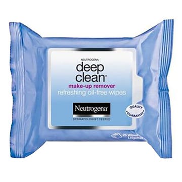 Neutrogena Deep Clean Make-Up Remover Wipes 25s - Available at Alosra Online Supermarket
