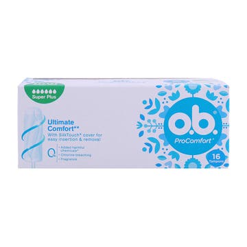 O.B. Super Plus Tampons 16s - Available at Alosra Online Supermarket