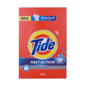 Tide Fast Action Top Loading Original Detergent 1.5Kg