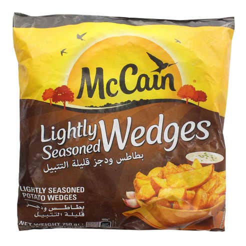 McCain Lightly Seasoned Wedges 750g - Available at Alosra Online Supermarket
