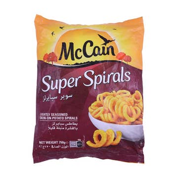 McCain Super Spirals 750g - Available at Alosra Online Supermarket