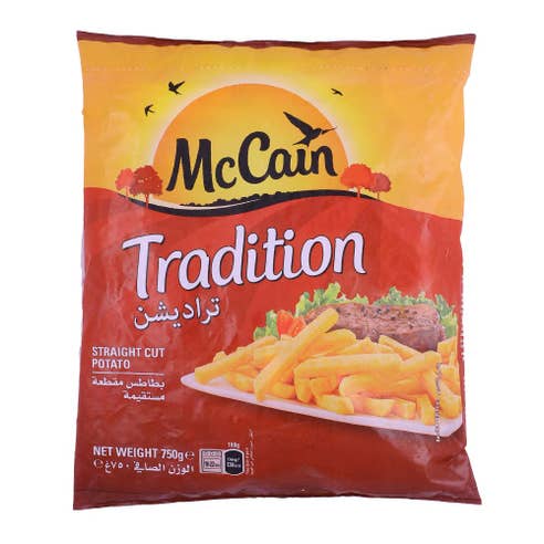 McCain Tradition Straight Cut French Fries 750g - Available at Alosra Online Supermarket