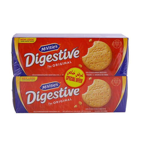 McVitie's Digestive Biscuits 2x400g [Special Offer] - Available at Alosra Online Supermarket