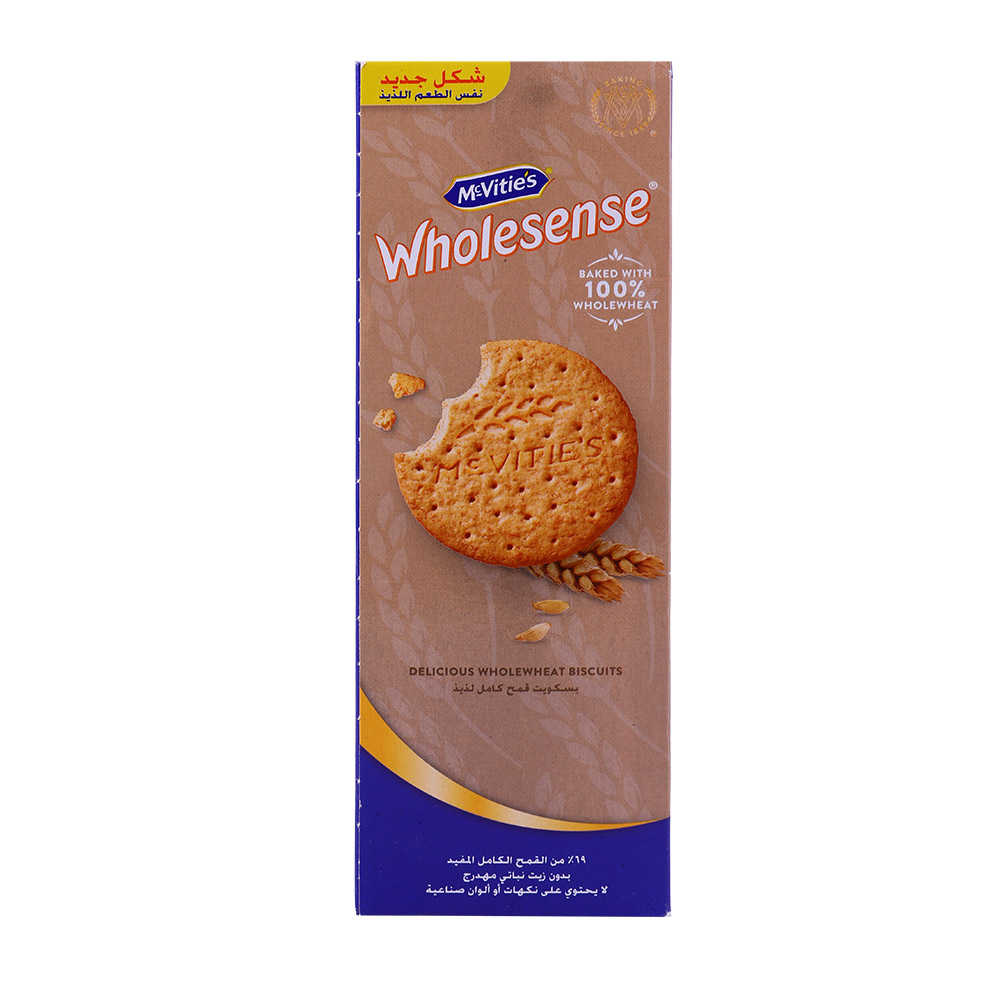 McVitie's Digestive Wholesense Biscuits 400g back image
