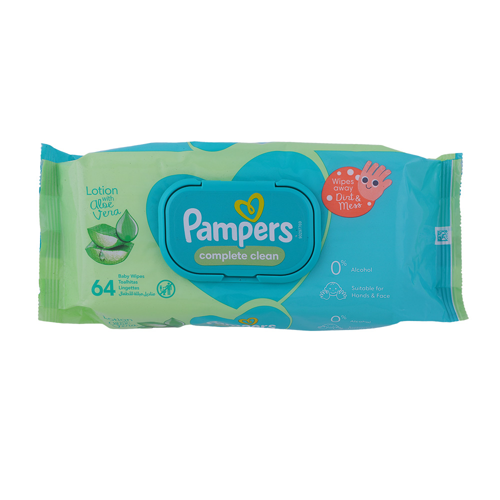 Pampers Fresh Baby Wipes 64's - Available at Alosra Online Supermarket