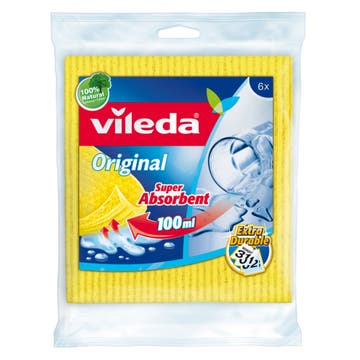 Vileda Sponge Cloths 6's [Special Offer] 