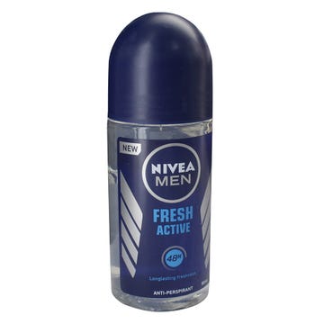 Nivea Men Fresh Active Roll-On 50ml - Available at Alosra Online Supermarket