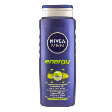 Nivea Men Energy Shower Gel 500ml - Available at Alosra Online Supermarket