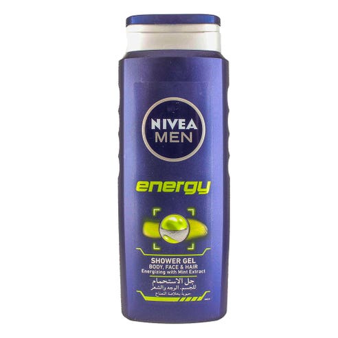 Nivea Men Energy Shower Gel 500ml - Available at Alosra Online Supermarket