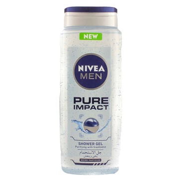 Nivea Men Pure Impact Shower Gel 500ml - Available at Alosra Online Supermarket