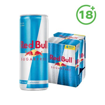 Red Bull Sugar Free Energy Drink 4x250ml [Special Offer]