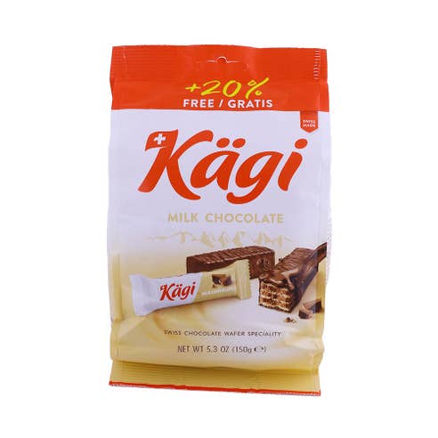 Kagi Milk Chocolate Wafer Mini Bag 150g [Special Offer] - Available at Alosra Online Supermarket