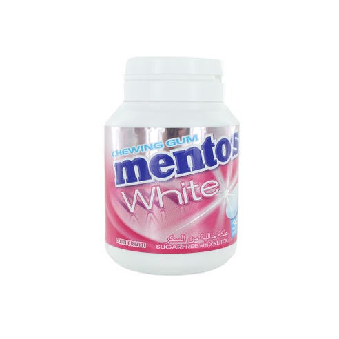 Mentos White Tutti Frutti Chewing Gum 54g - Available at Alosra Online Supermarket
