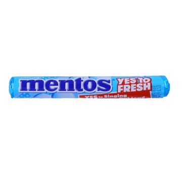 Mentos yes To Fresh White Mint Chewy Candy 38g - Available at Alosra Online Supermarket