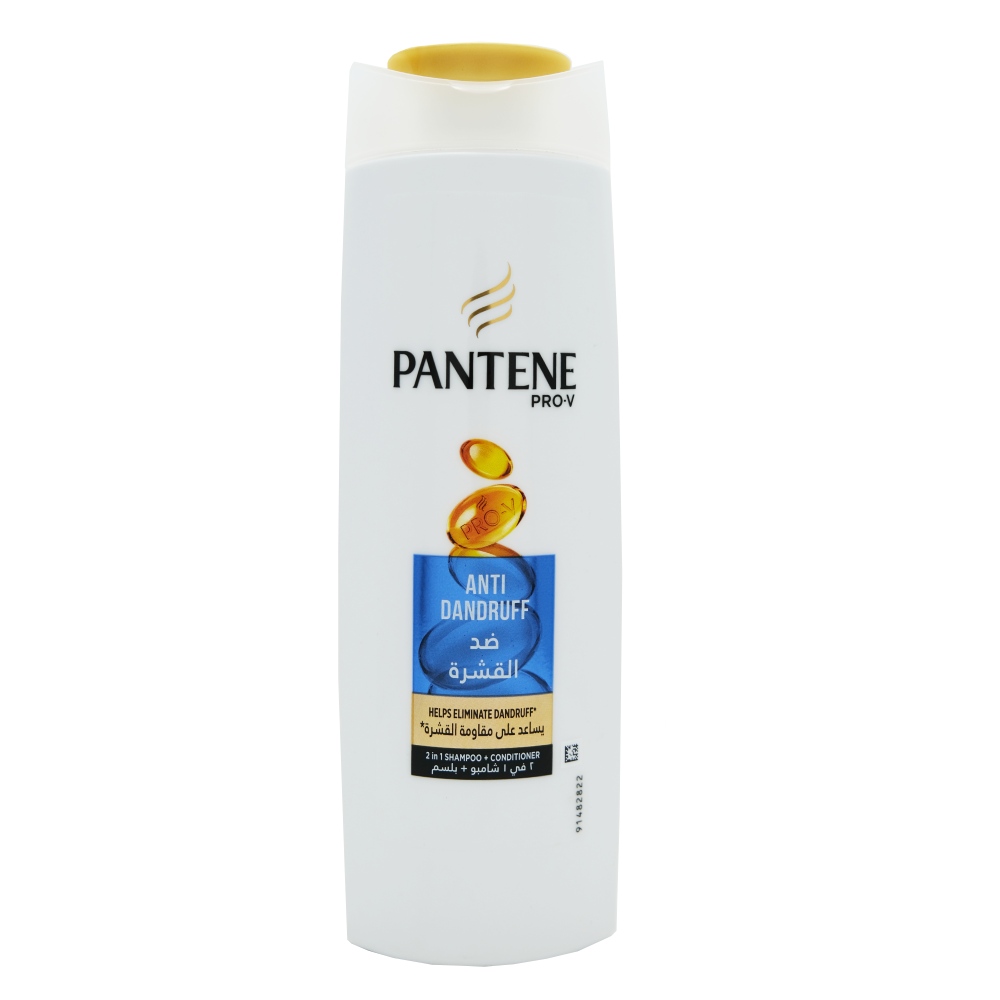 Pantene Anti-Dandruff 2 in 1 Shampoo + Conditioner 400ml - Available at Alosra Online Supermarket